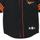 Age 8-9 Baltimore Orioles Adidas MLB Jersey - Medium Black Polyester