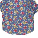 Vintage blue L.L.Bean Hawaiian Shirt - mens x-large