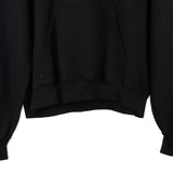 Champion Hoodie - Medium Black Cotton Blend