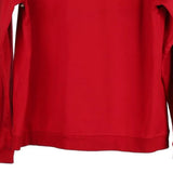 Liu Jo Graphic Sweatshirt - Medium Red Cotton Blend