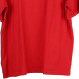 Australian Spellout T-Shirt - 2XL Red Cotton Blend