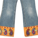 Age 8  Benetton Jeans - 25W 23L Blue Cotton Blend