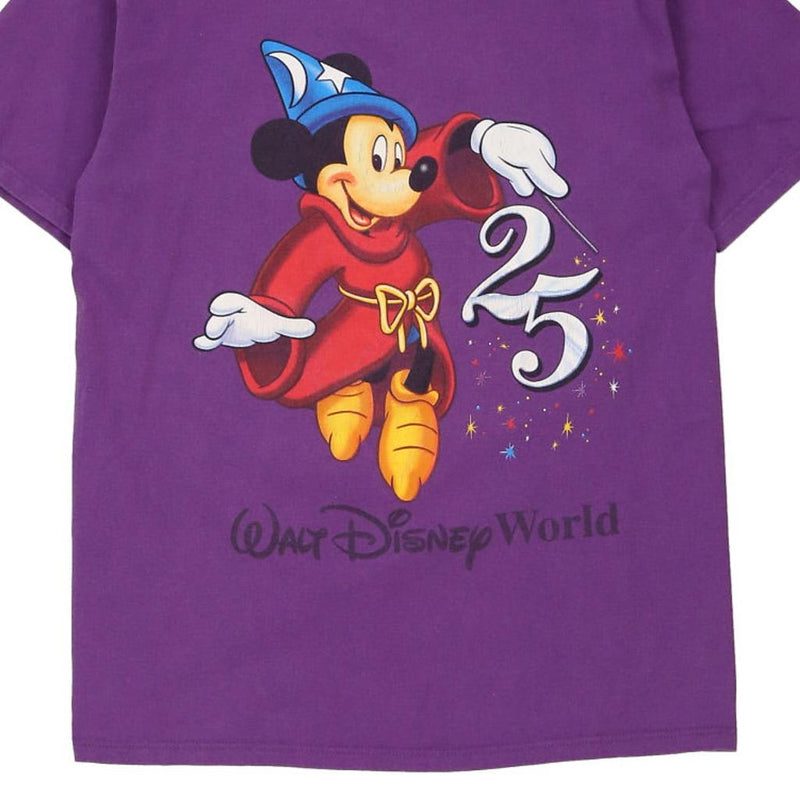 Vintage purple 25th Anniversary Disney T-Shirt - mens medium