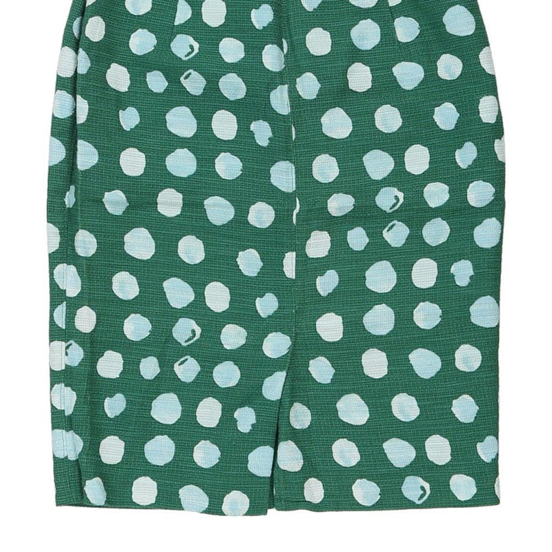 Max Mara Skirt - 26W UK 6 Green Cotton Blend