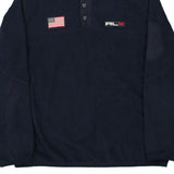 Vintage navy Ralph Lauren Fleece - mens x-large