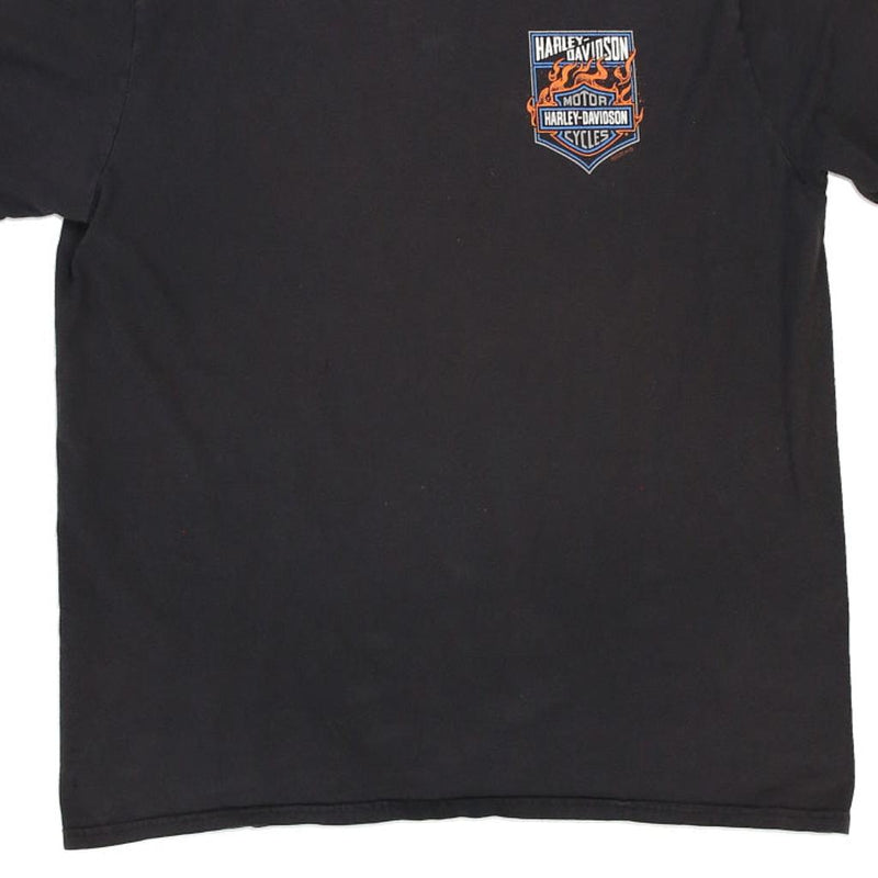 Vintage black Xenia, Ohio Harley Davidson T-Shirt - mens x-large
