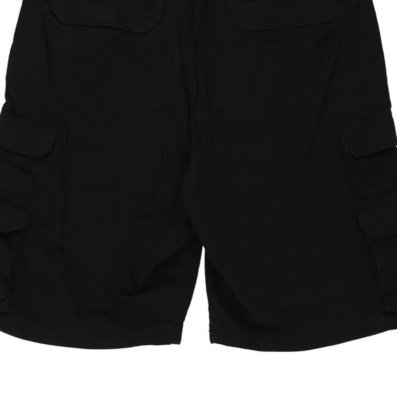Lee Cargo Shorts - 36W 11L Black Cotton