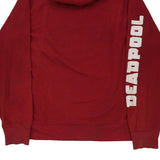 Deadpool Unbranded Graphic Hoodie - Large Red Cotton Blend