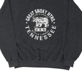 Great Smoky Mountains Tennessee Jerzees Graphic Sweatshirt - XL Grey Cotton Blend