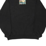 Island Life Hawaii Crazy Shirt Graphic Sweatshirt - Large Black Cotton Blend