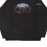 Jellystone Park Hanna Barbera Graphic Sweatshirt - Large Black Cotton Blend