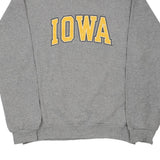 Iowa Unbranded College Sweatshirt - Medium Grey Cotton Blend