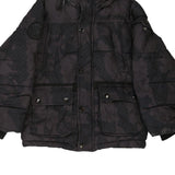 Age 5-6 Diesel Camo Puffer - Small Black Polyester