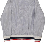 Age 10 North Pole Striped Jacket - Large Blue Polyester