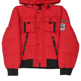 Age 8 Les Copains Puffer - Small Red Polyester