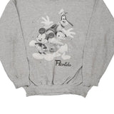Florida Disney Graphic Sweatshirt - XL Grey Cotton Blend