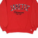Made in USA Jayette Russell Athletic Sweatshirt - XL Red Cotton Blend