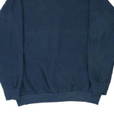 Blank Fruit Of The Loom Sweatshirt - Large Navy Cotton Blend