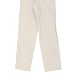 Tapered Fit. Dickies Trousers - 28W UK 8 Cream Polyester Blend
