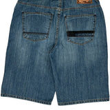 Hip Hop Ecko Unltd Denim Shorts - 36W 13L Blue Cotton