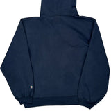 Vintage Champion Hoodie - Large Navy Cotton