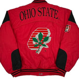 Vintage Ohio State Nutmeg College Varsity Jacket - Large Black Polyester