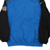 Pfizer Racing Team Checkered Flag Nascar Jacket - Large Blue Nylon