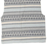 Unbranded Striped Waistcoat - Medium Blue Acrylic Blend
