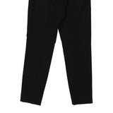 Hugo Boss Trousers - 33W UK 14 Black Viscose Blend