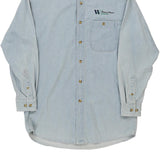 Vintage blue Lee Denim Shirt - mens small