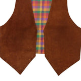 Unbranded Waistcoat - Small Brown Suede