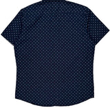 Lee Short Sleeve Shirt - Large Navy Cotton