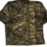 Vintage Mossy Oak Camo T-Shirt - Large Brown Cotton