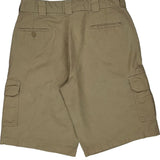 Dickies Cargo Shorts - 34″ Waist Beige Cotton Blend