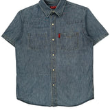 Vintage Guess Denim Shirt - Medium Blue Denim