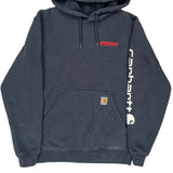 Vintage Carhartt Hoodie - Small Navy Cotton