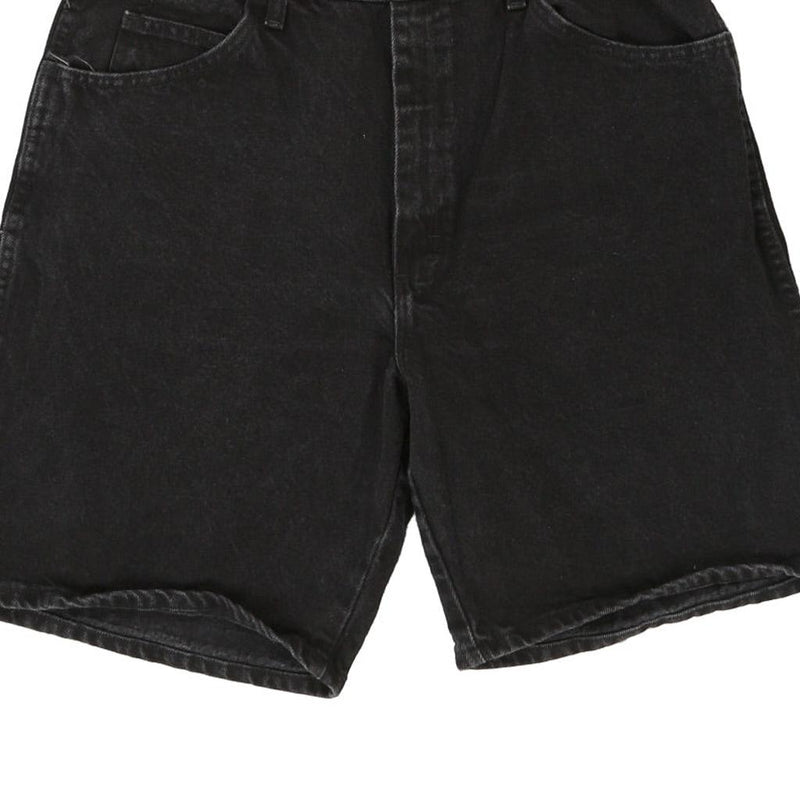 Wrangler Denim Shorts - 34W 9L Black Cotton