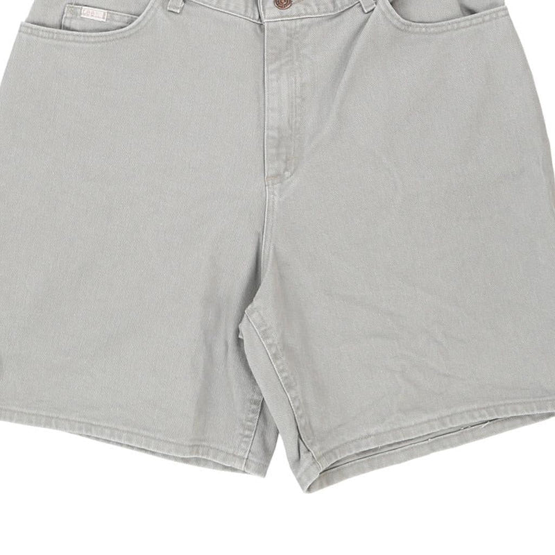 Lee Denim Shorts - 34W 8L Grey Cotton