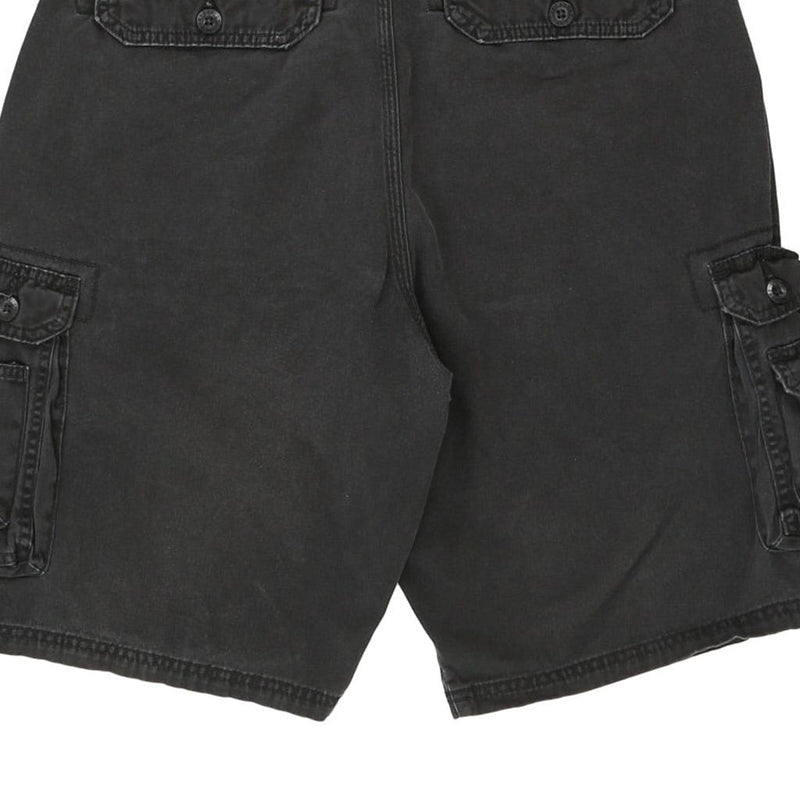 Lee Cargo Shorts - 35W 11L Black Cotton