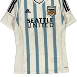 Seattle United Adidas Football Shirt - Small White Polyester