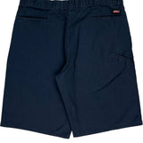 Dickies Shorts - 37W 12L Navy Polyester Blend