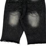 Hip Hop Southpole Denim Shorts - 32W 13L Black Cotton