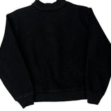 Vintage Unbranded Varsity Jacket - Medium Black Wool Blend