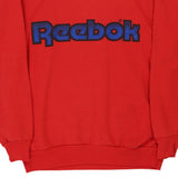 Made in Canada Reebok Spellout Sweatshirt - Small Red Cotton