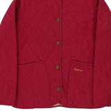 Age 8-9 Barbour Jacket - Medium Red Polyester