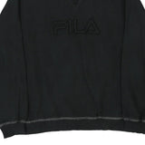 Age 11-12 Fila Spellout Sweatshirt - Medium Black Cotton