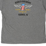 Harley Davidson Graphic T-Shirt - 2XL Grey Cotton