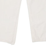 Armani Jeans Trousers - 28W UK 8 White Cotton