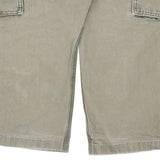 Relaxed Fit. Carhartt Cargo Trousers - 34W 25L Beige Cotton