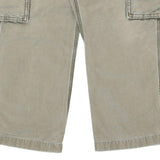 Relaxed Fit. Carhartt Cargo Trousers - 34W 25L Beige Cotton